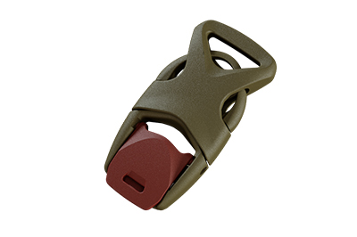 Duraflex カム付きバックル S.J.(R) Chromeo Core Side Squeeze(R) with Cam Single Adjust Buckle