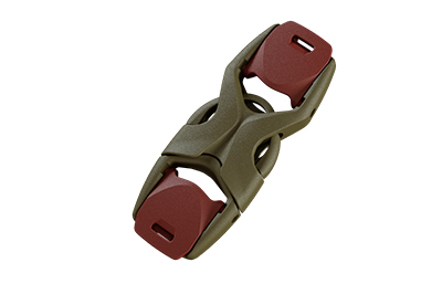 Duraflex カム付きバックル S.J.(R) Chromeo Side Squeeze(R) with Cam Dual Adjust Buckle