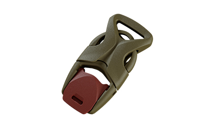 Duraflex カム付きバックル S.J.(R) Chromeo Side Squeeze(R) with Cam Single Adjust Buckle